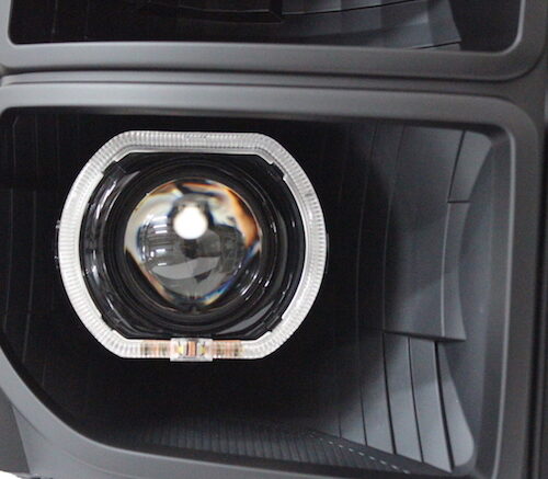 f250 f350 black halo projector