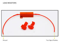 Load resistors installation diagram guide for turn signals led lights