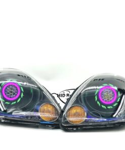 00-03 Toyota MR2 Spyder LED Color-shift Halo Projector Retrofit Headlights