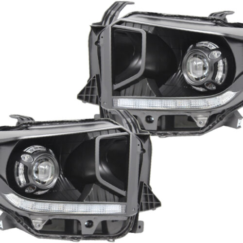 2014-18 Toyota Tundra Black Led Projector Headlights
