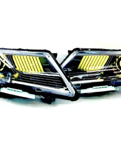 2013-2016 Nissan Pathfinder RGBW Digital LED Headlights Black Projector Lights