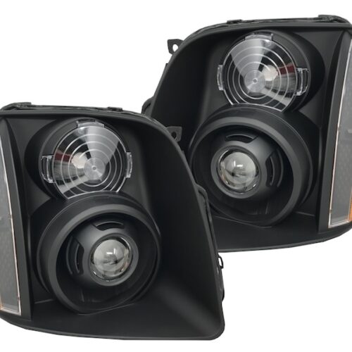 2007-2014 GMC Yukon XL 1500 Black Headlight Projectors
