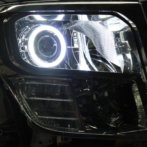 16-18 Nissan Titan Halo Projector Headlights