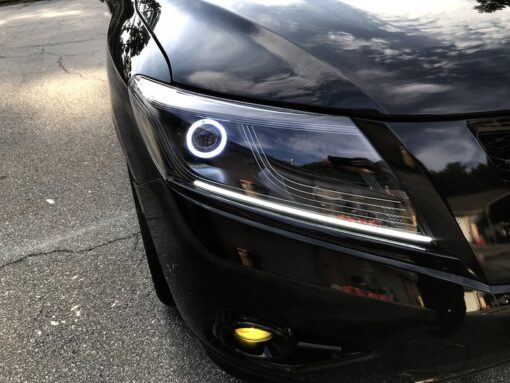 2013-2016 Nissan Pathfinder Black Halo Projector LED Headlights
