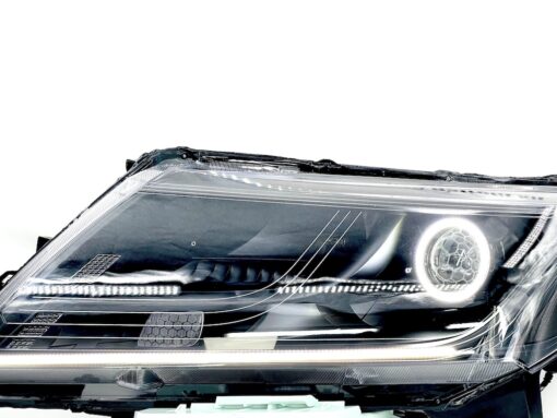 2013-2016 Nissan Pathfinder Black Projector Headlights LED Halo Lights