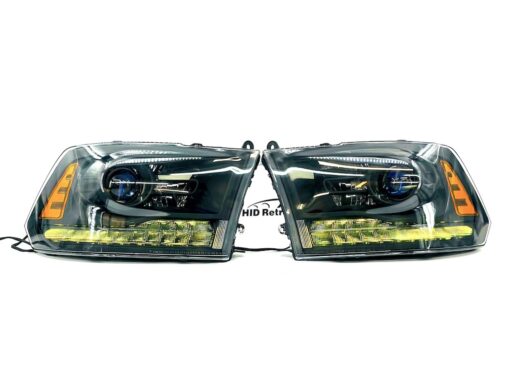 09-18 Dodge RAM Custom RWBW Retrofit Headlights Led DRL Daytime Running Lights