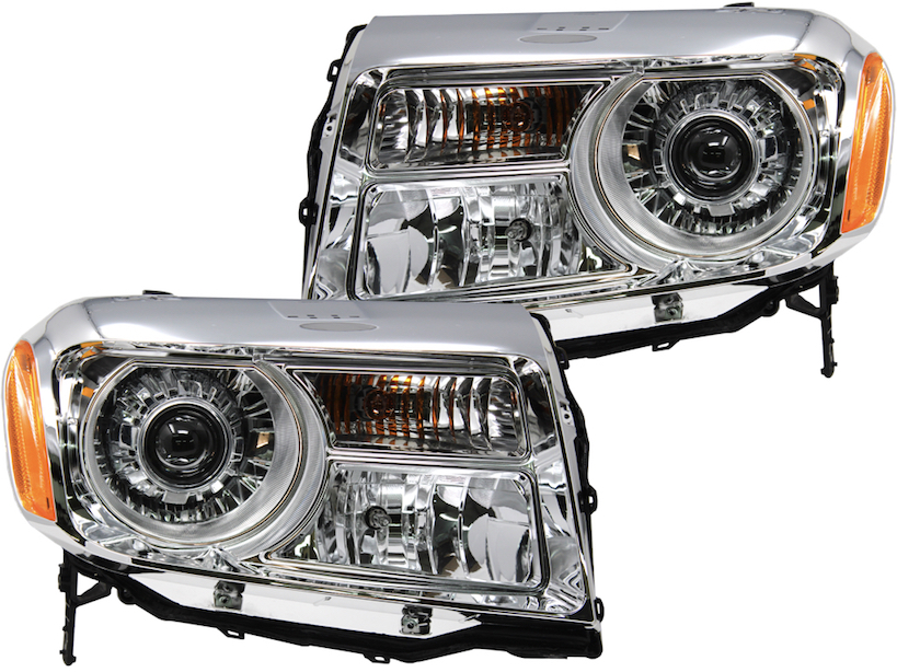 2012-2015 Honda Pilot LED Projector Headlights - HID Retrofit Kit