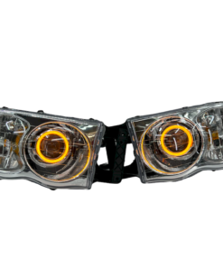 02-05 Dodge Ram Switchback Led Halo Projector Retrofit Headlights