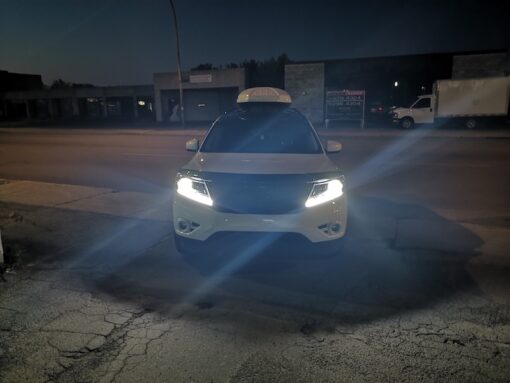13-16 Nissan Pathfinder LED Headlights Black Series