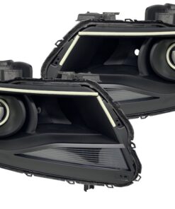 2015-2018 Chevrolet Colorado Led Halo Projector Black Headlights