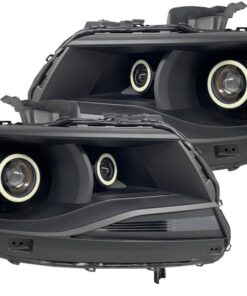 15-19 Chevy Colorado Quad Projector Strip Headlights LED Halo Lights