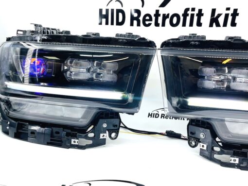 2019+ Ram 2500 3500 Custom Black Retrofit Headlights