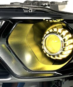 2019+ 5th Gen Ram RGBW Led Halo Replacement Black Headlights