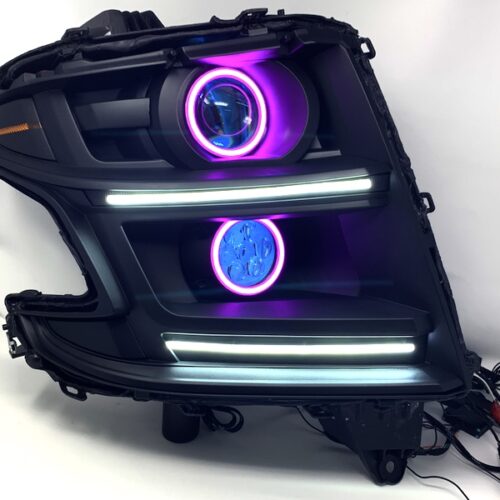 2015-2020 Chevrolet Tahoe Custom RGB LED Projector Custom Headlights