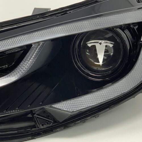 2012-2016 Tesla Model S LED Projector Headlights Black