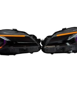 2015-17 Toyota Camry LED Headlights Custom Halos Color Changing Demon Eyes