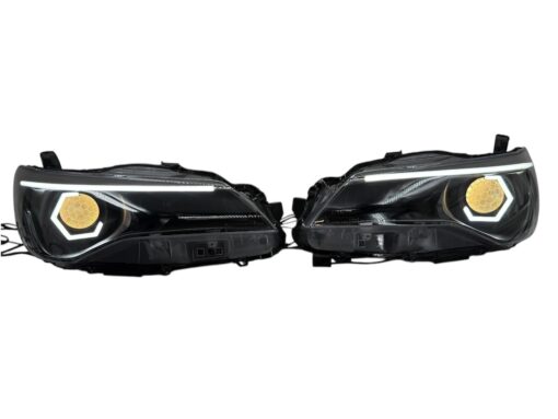 2015-17 Toyota Camry LED Headlights Custom Halos Color Changing Demon Eyes