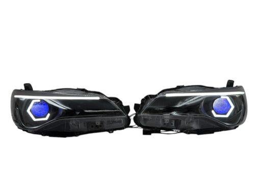 2015-17 Toyota Camry LED Headlights Custom Halos Color Changing Demon Eyes