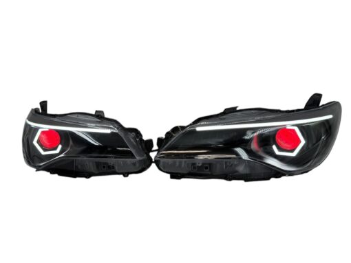 2015-17 Toyota Camry LED Headlights Custom Halos Color Changing Demon Eyes