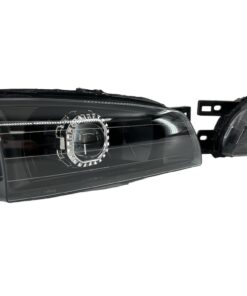 1993-2001 Subaru Impreza Custom Black Projector Retrofit Headlights
