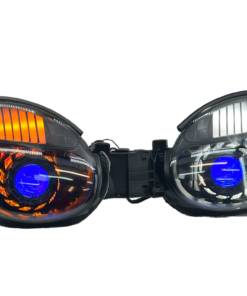 02-03 Subaru WRX Switchback LED Projector Black Retrofit Headlights