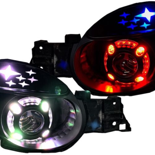 20-03 Subaru WRX Bug Eye RGB Led Projector HID Headlights
