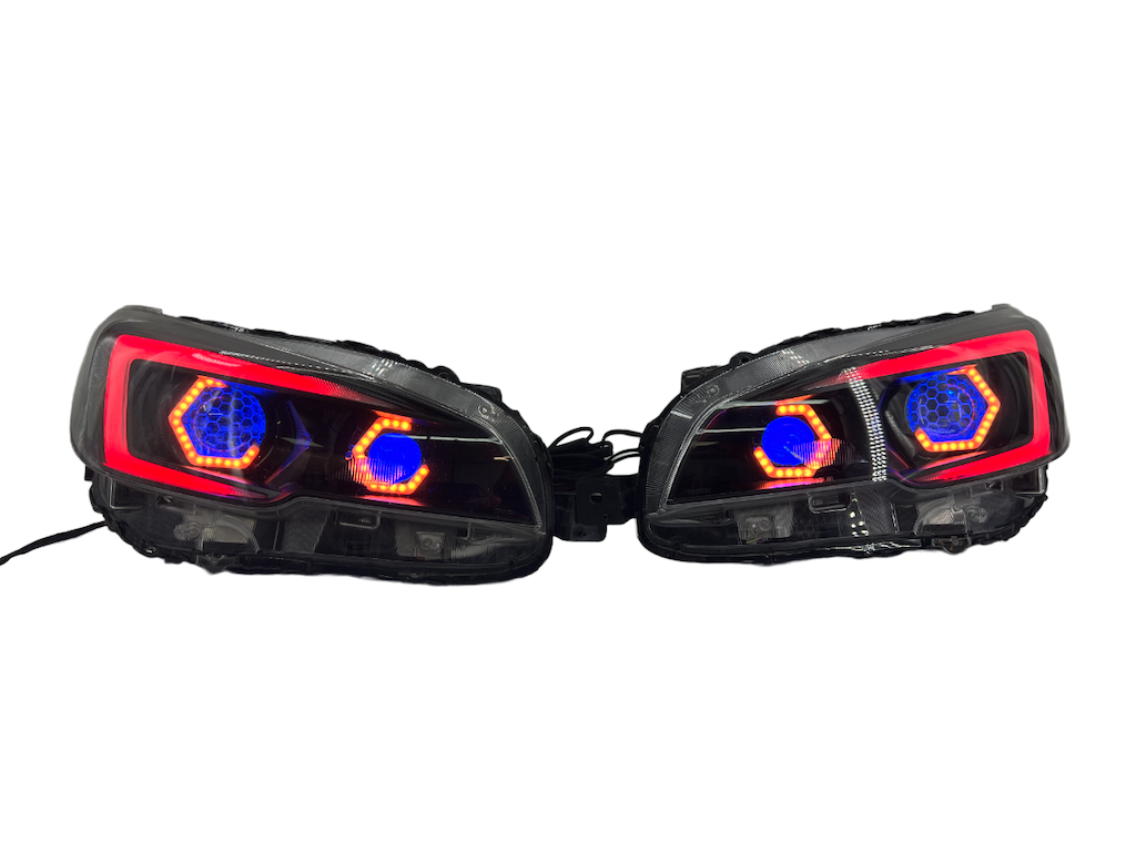 2018-2021 Subaru WRX STI Limited Bi-LED Projector Headlights RGBW