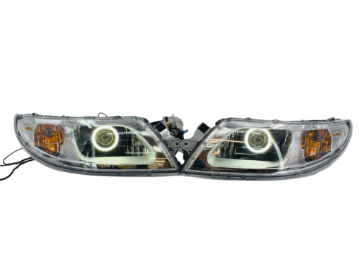 2004-2015 International 4100 4200 4300 4400 Switchback Led Halo Projector Retrofit Headlights