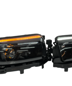 2006-2008 Subaru Forester Switchback LED Halo Black Projector Headlights