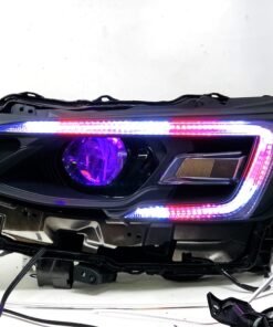 2020-2021 Subaru Legacy Outback Black Headlights with RGBW Led DRLS