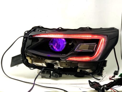 2020-2021 Subaru Legacy Outback Black Headlights with RGBW Led DRLS