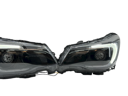 2014-2018 Subaru Forester Black Headlights Switchback LED Lights