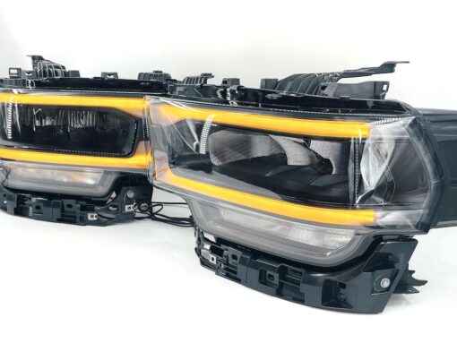 2020+ RAM 2500 Laramie LED Custom Retrofit Black Headlights