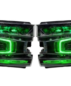 2019-2021 Chevrolet Silverado 1500 Custom Retrofit RGBW LED DRL Demon Eyes Custom Headlights