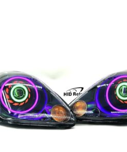 00-03 Toyota MR2 Spyder Tripple 3 RGBW Chasing LED Halo Projector Retrofit Headlights