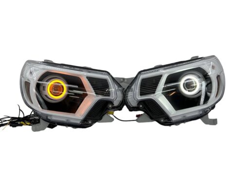 12-15 Toyota Tacoma LED Projector Retrofit Halo Switchback Headlights