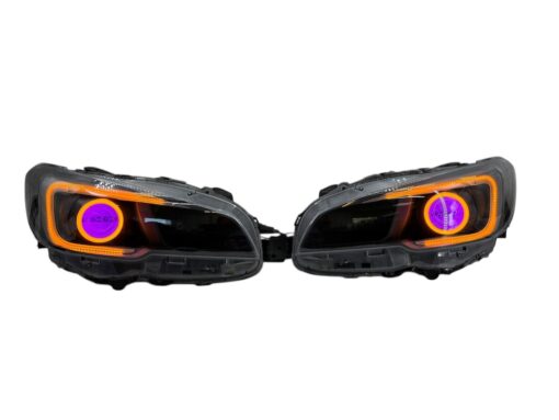 2015-2021 Subaru WRX RGB Led Halo Demon Eyes Projector Headlights