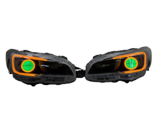 2015-2021 Subaru WRX RGB Led Halo Demon Eyes Projector Headlights