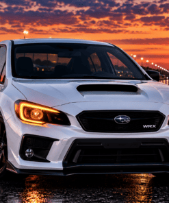 2015-2021 Subaru WRX RGB Led Demon Eye Custom Black Headlights