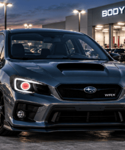 2015-2021 Subaru WRX RGB Demon Eyes Switchback LED Halo Black Projector Headlights