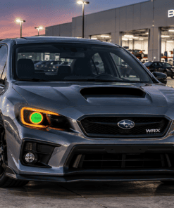 2015-2021 Subaru WRX RGB Demon Eyes Switchback LED Halo Black Projector Headlights