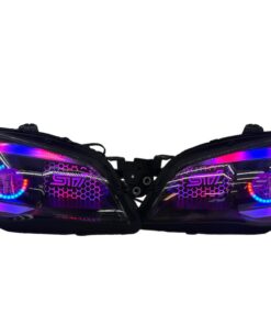 06-07 Subaru Impreza WRX LED RGBW Gill Lights Multicolor C Light Halo Retrofit Headlights