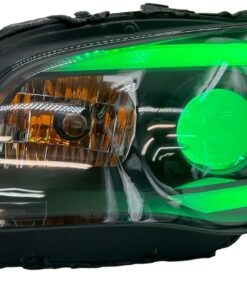 06-07 Subaru Impreza WRX LED Demon Eyes C-Light Custom Retrofit Black Headlights