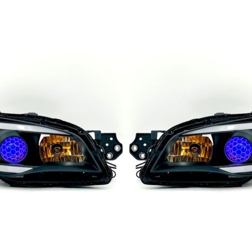 06-07 Subaru Impreza WRX RGBW Led Demon Eye headlights