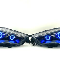 2014-2021 Toyota 4Runner Quad RGBW Led Halo Projector Black Headlights
