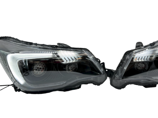 2014-2018 Subaru Forester Quad Bi-Led Projector Retrofit Black Headlights