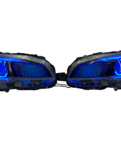 2015-2021 Subaru WRX Hex LED RGBW Halo Black Projector Headlights