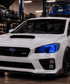 2015-2021 Subaru WRX Hex LED RGBW Halo Black Projector Headlights