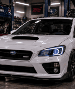 2015-2021 Subaru WRX Hex LED RGBW Halo Black Projector Headlights