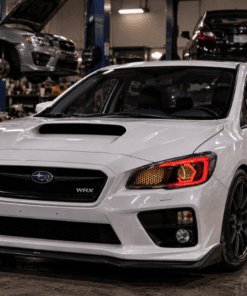 2015-2021 Subaru WRX Hex LED RGBW Halo Black Projector Headlights